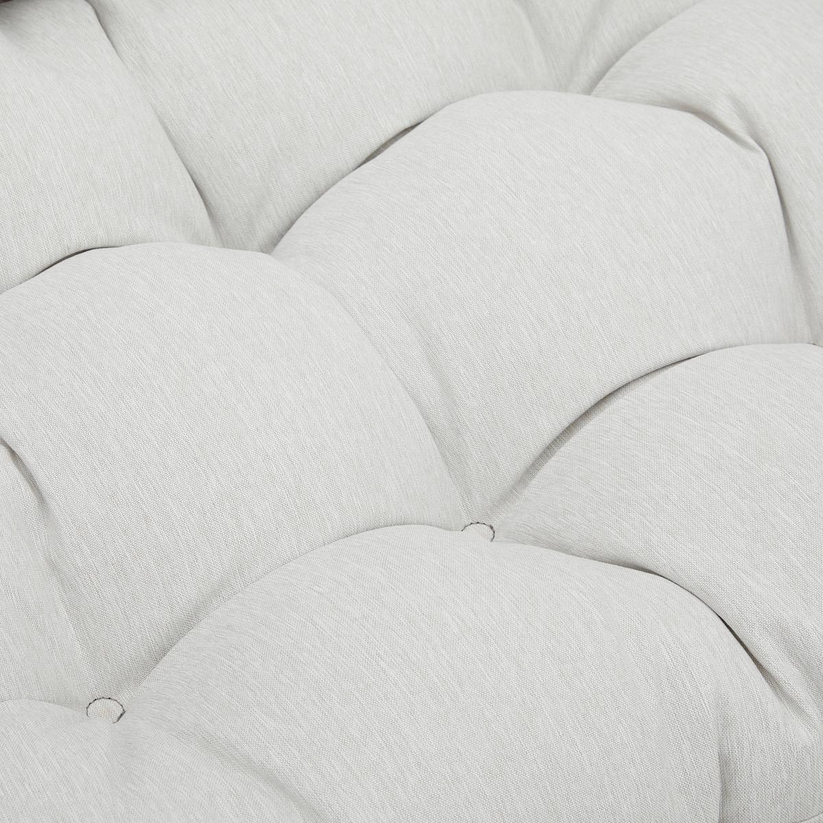 Křeslo MIA - šedá, Moderní, kov/textil (91/153/65cm) - Bessagi Garden