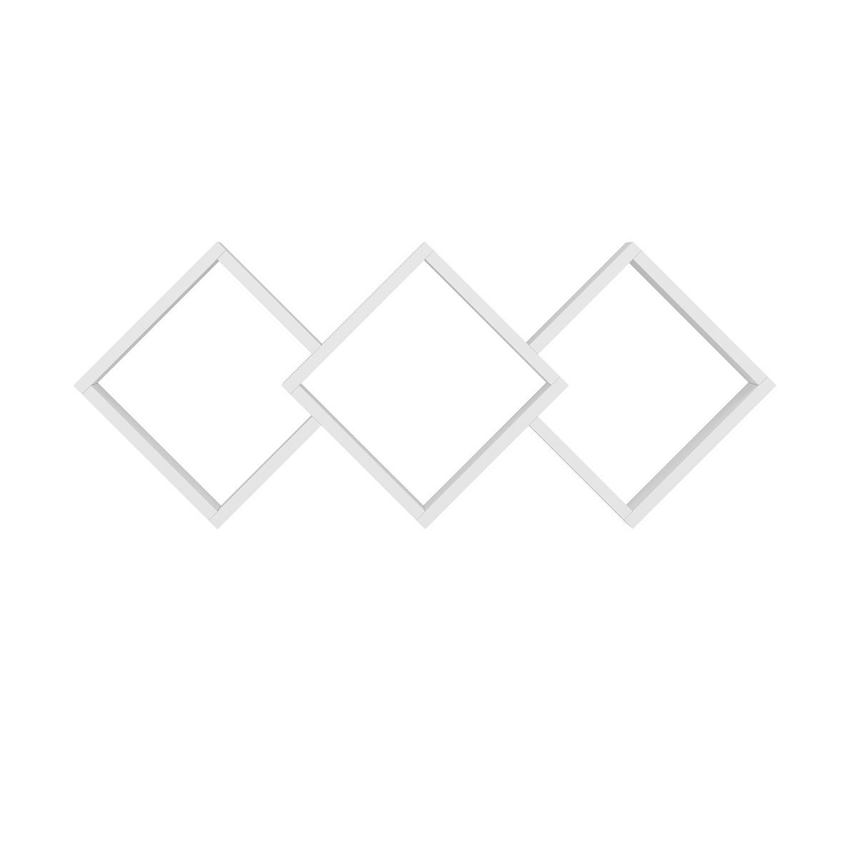 Wandregal Galaxy Weiß B: 102 Cm - Weiß, Design, Holzwerkstoff (102/42/20cm) - Livetastic