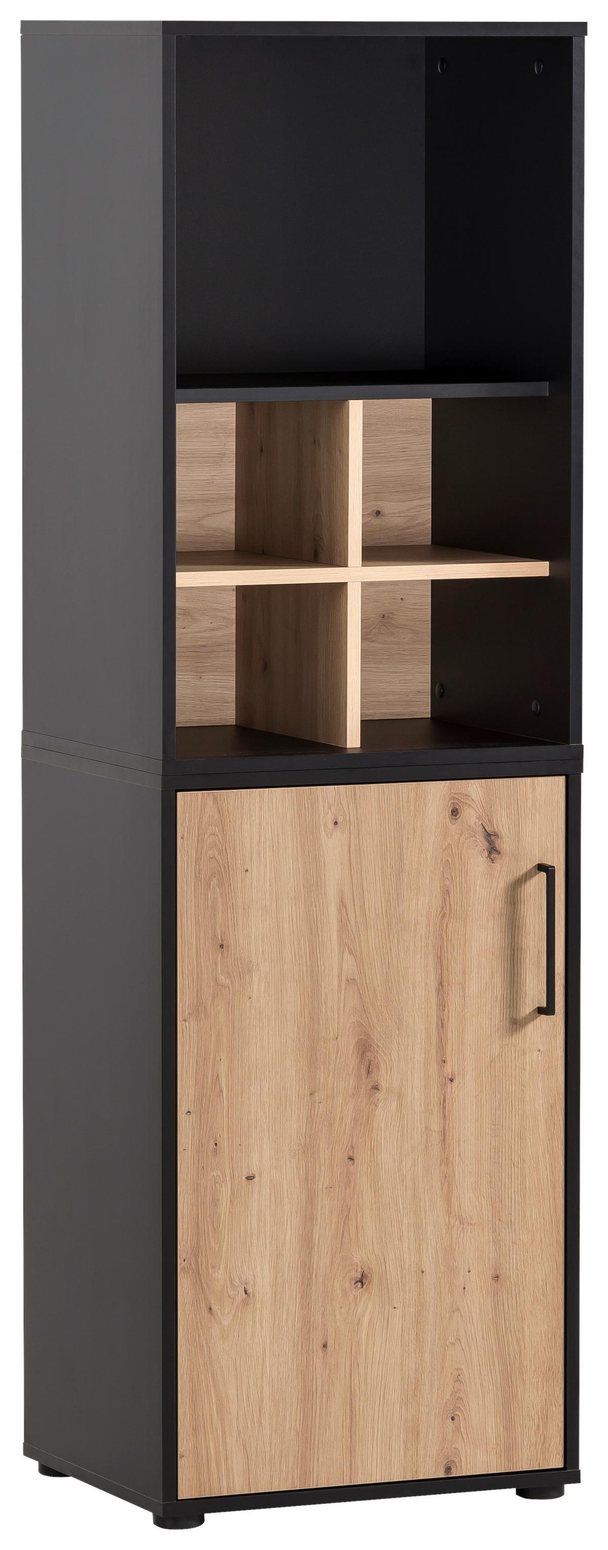 Regal Aino B: 47,5cm Eiche Artisan - Eiche Artisan, MODERN, Holzwerkstoff (47,5/38,4/32,8cm) - MID.YOU