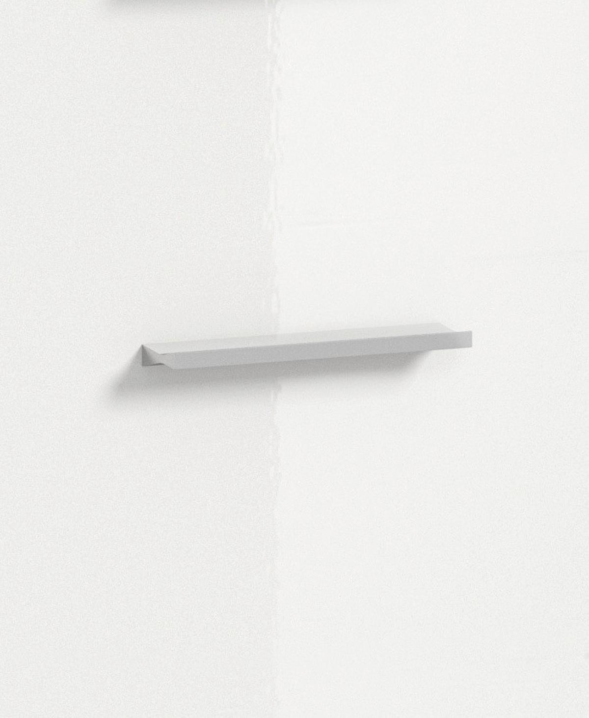 Badezimmer Lambada Weiß/Eiche Dekor B: 134 cm - Weiß Hochglanz/Eichefarben, Basics, Holzwerkstoff (134/191/34cm) - MID.YOU