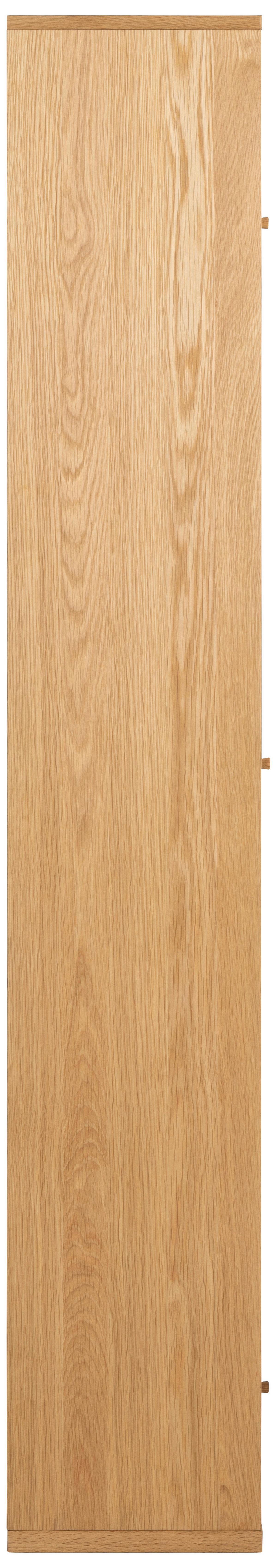 Regál RANGOON dyha - prírodná farba, Design, drevo (60,5/180/30cm) - MID.YOU