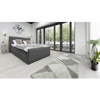 Boxspringbett Grenada Schwarz Lf: 180x200 cm - Schwarz, MODERN, Textil (180/200cm) - Livetastic