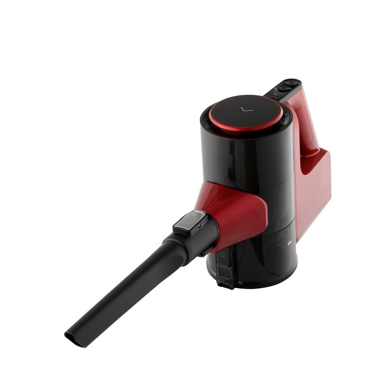 Bodenstaubsauger Beutellos - Rot, Basics, Metall