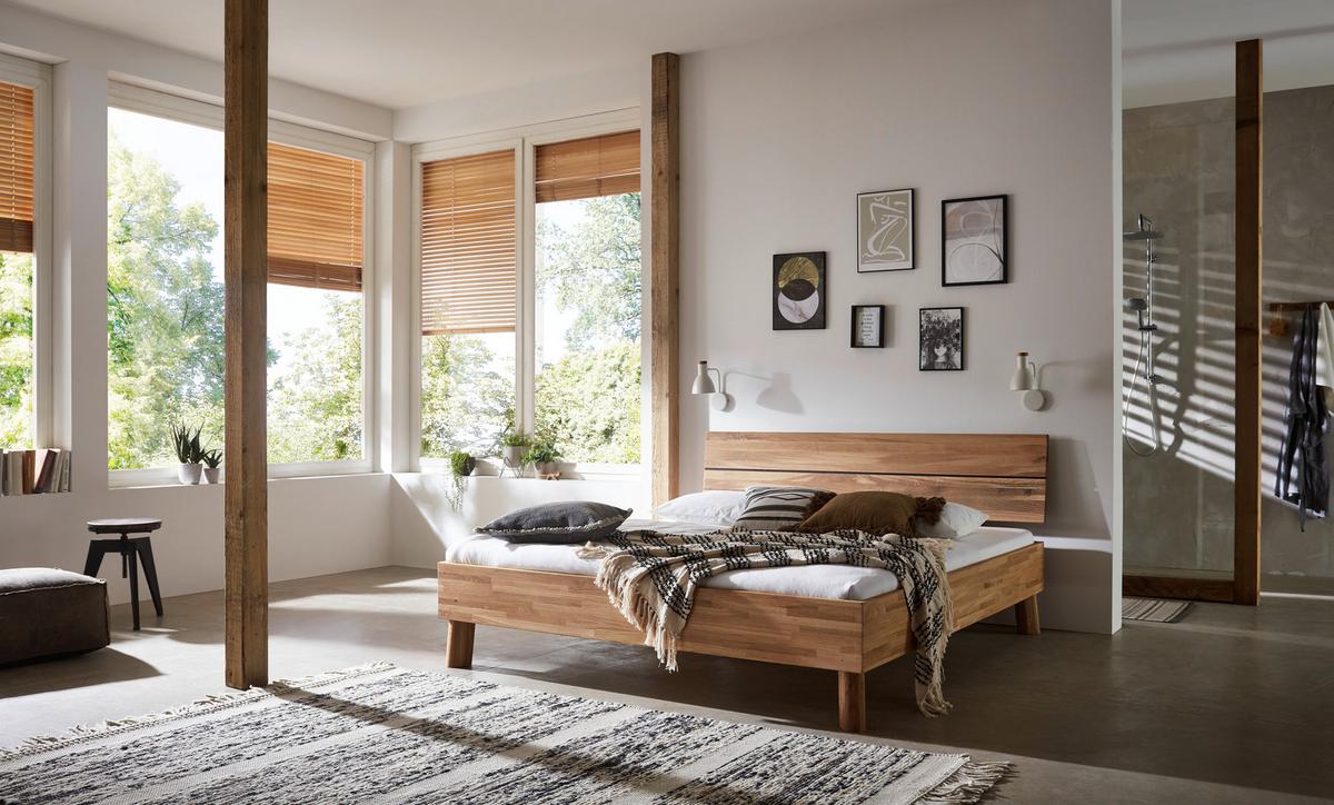 Bett Como Naturfarben 180x200cm - Naturfarben, MODERN, Holz (180/200cm) - MID.YOU