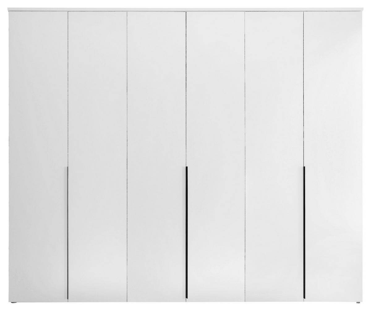Drehtürenschrank 270 cm Kevo Weiß - Weiß, MODERN, Holzwerkstoff (270/225/52cm) - Carryhome