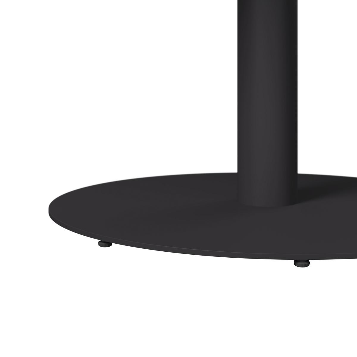 ZAHRADNÍ STŮL LILLY - přírodní barvy/antracitová, Basics, kov/kámen (120/120/73cm)