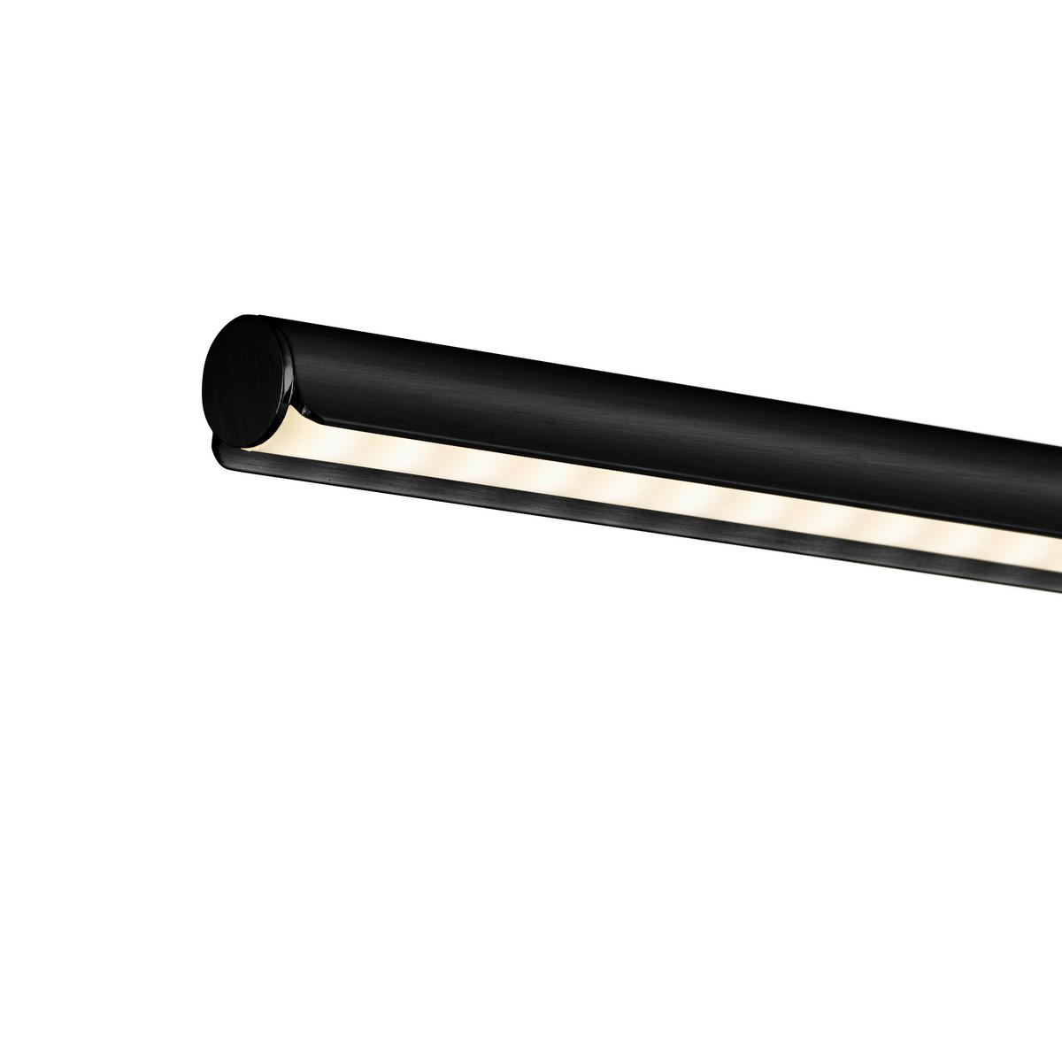 LED-Stehleuchte 40408 - Schwarz, Design, Kunststoff/Metall (23/130cm) - Fischer & Honsel