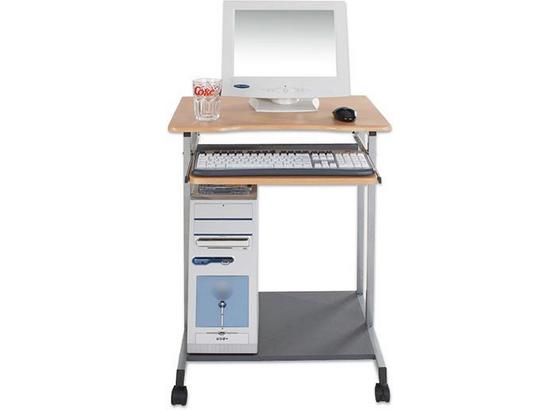 Számítógép Asztal Print - Bükk, modern, Műanyag/Fém (60/75/48cm) Számítógép Asztal Print - Bükk, modern, Műanyag/Fém (60/75/48cm)