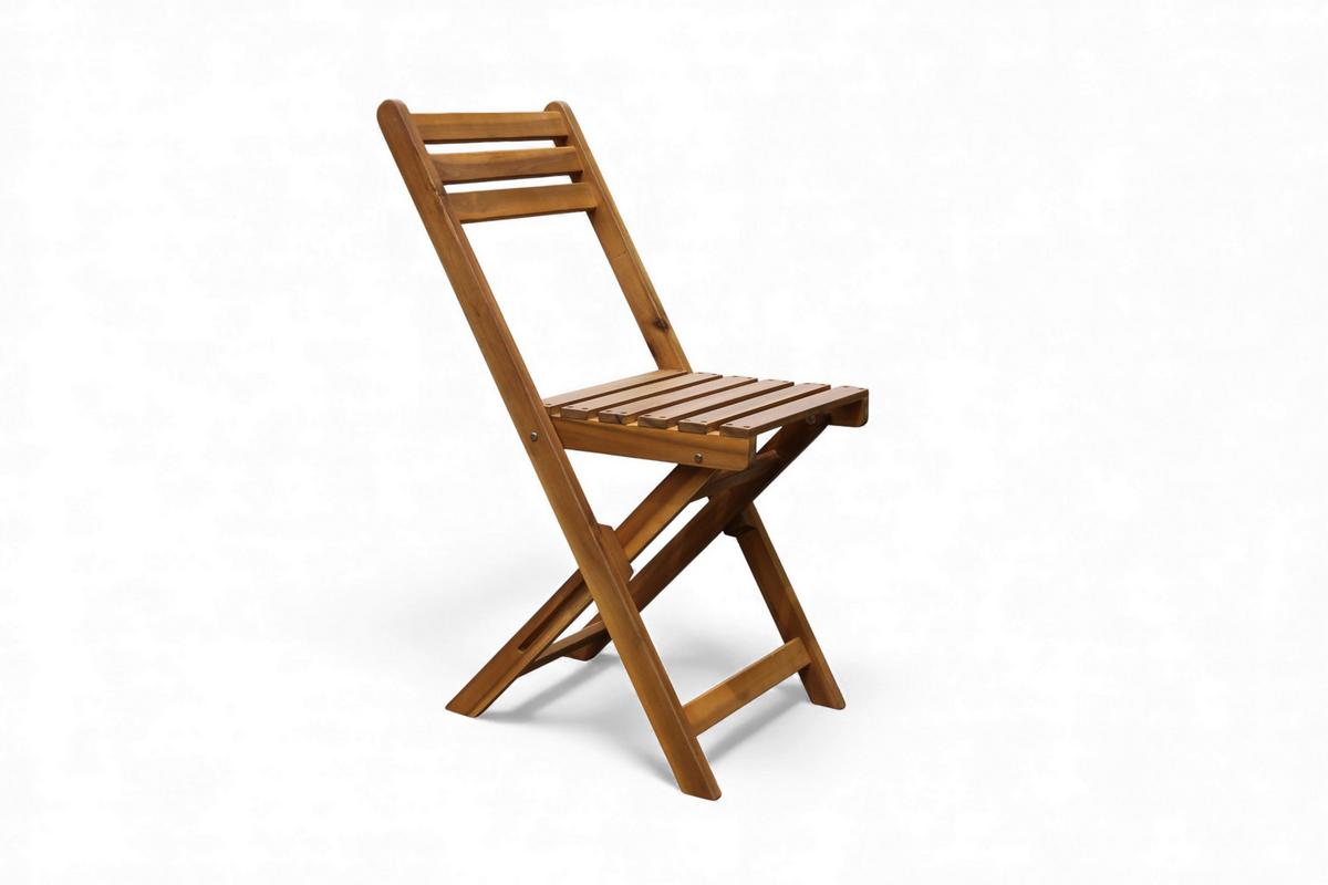Balkonset, 3-teilig Akazie, klappbar - Hellbraun, Basics, Holz (60/60/72cm)