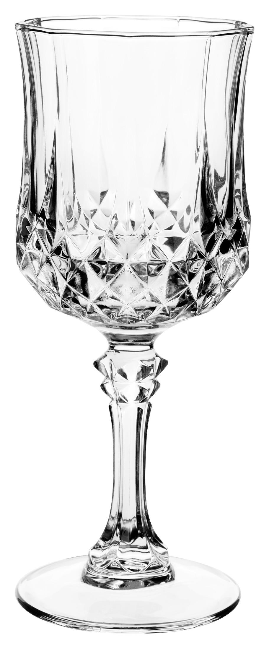 Weinglas Transparent Longchamp 6er-Set , Je Ca. 250 Ml - Transparent, Basics, Glas (250ml) - Mäser