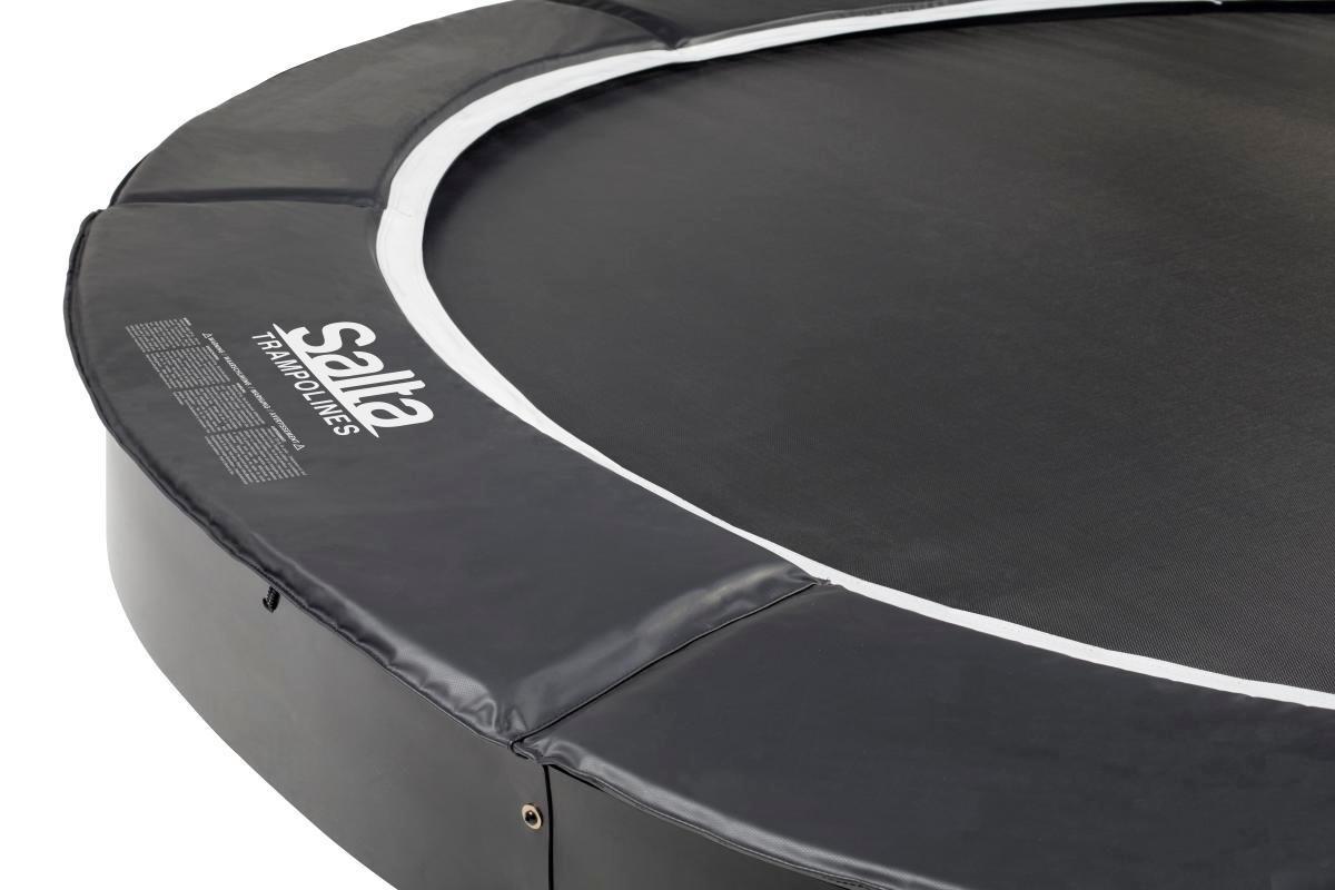 Bodentrampolin Ø 366cm Salta Royal Baseground - Schwarz, Trend, Metall (366cm) - Salta