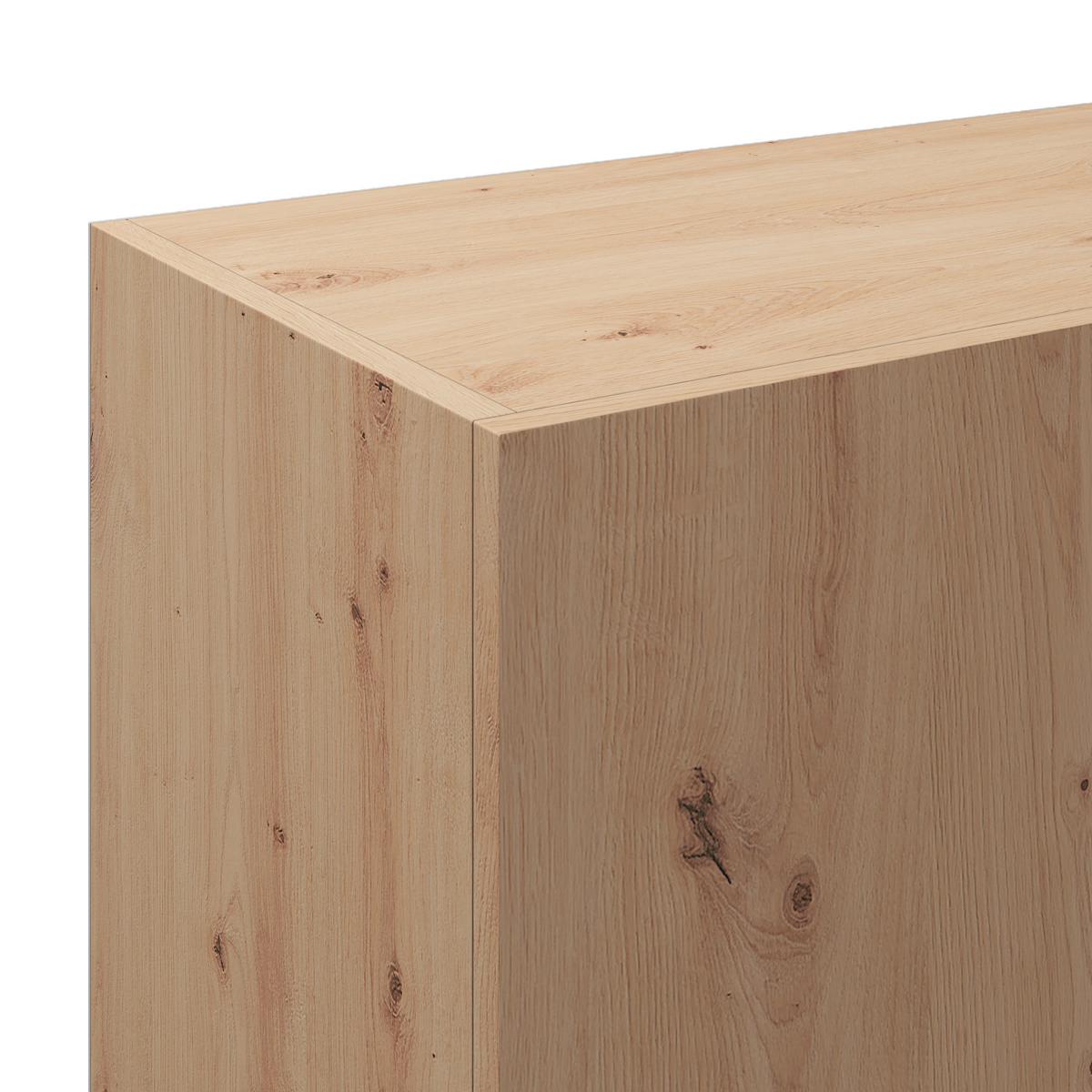 Garderobenschrank Charlie Eiche Artisan B: 60cm - Eiche Artisan, KONVENTIONELL, Holzwerkstoff (60/180/33,6cm)