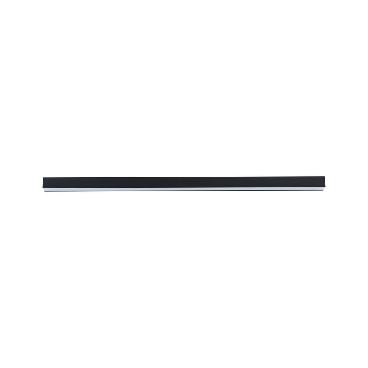 Schienensystem-einspeiser Linion Schwarz B: 4 Cm - Schwarz, Basics, Kunststoff/Metall (100/4/4cm) - Paulmann