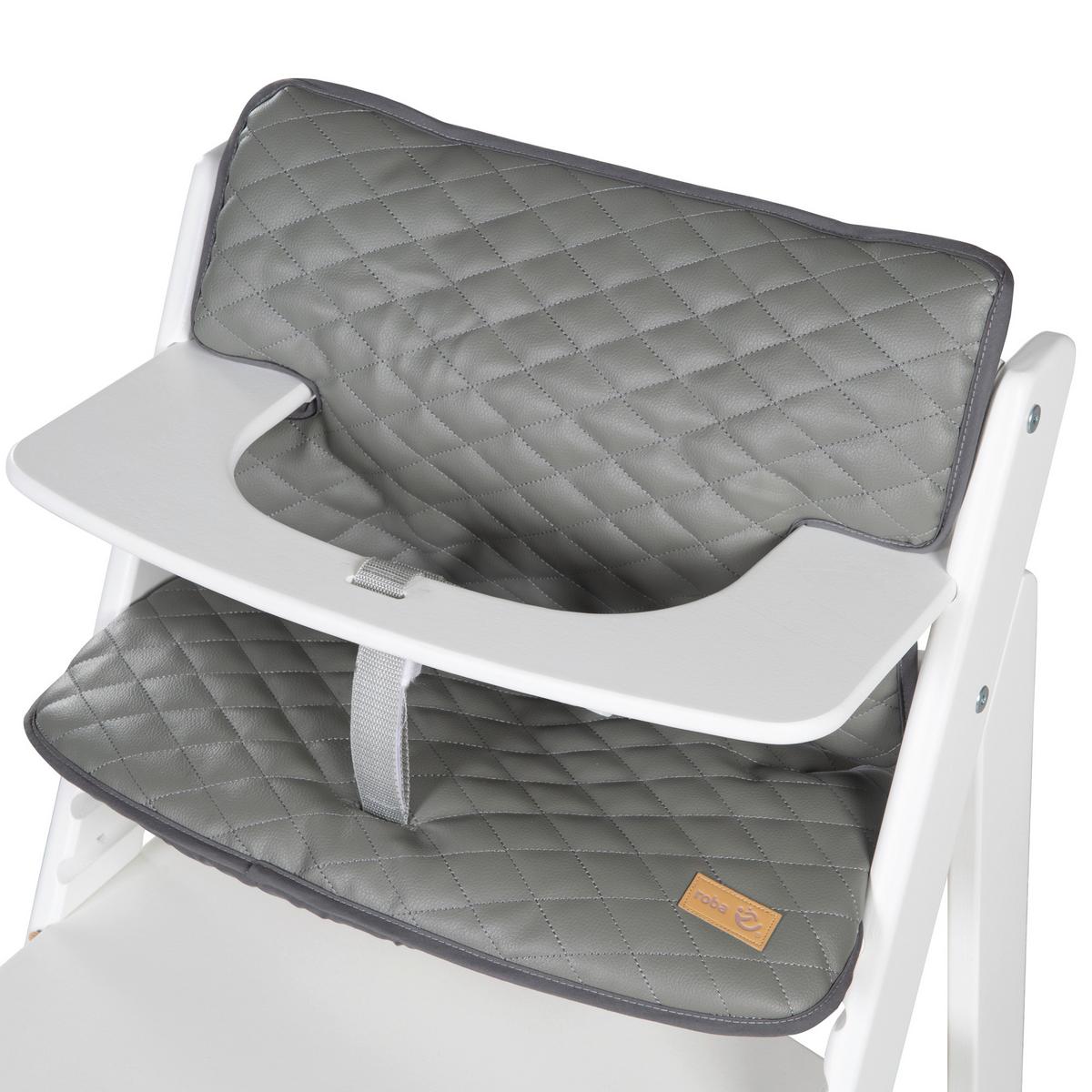 Sitzverkleinerer 2-teilig grau - Grau, Basics, Textil - Roba