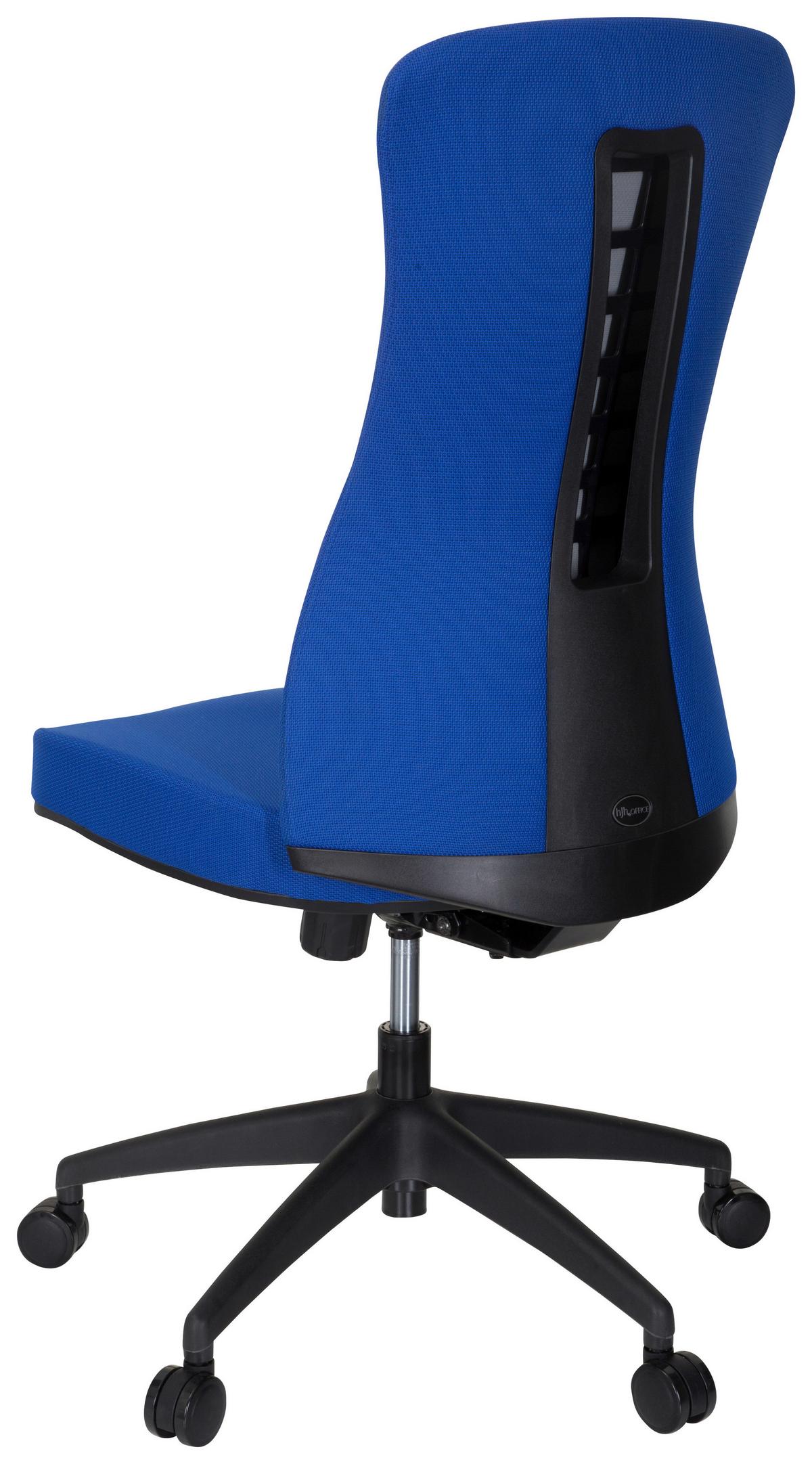 Drehstuhl Office Xt Höhenverstellba Blau Bis 120kg - Blau/Schwarz, MODERN, Kunststoff/Textil (54/116/65cm) - MID.YOU