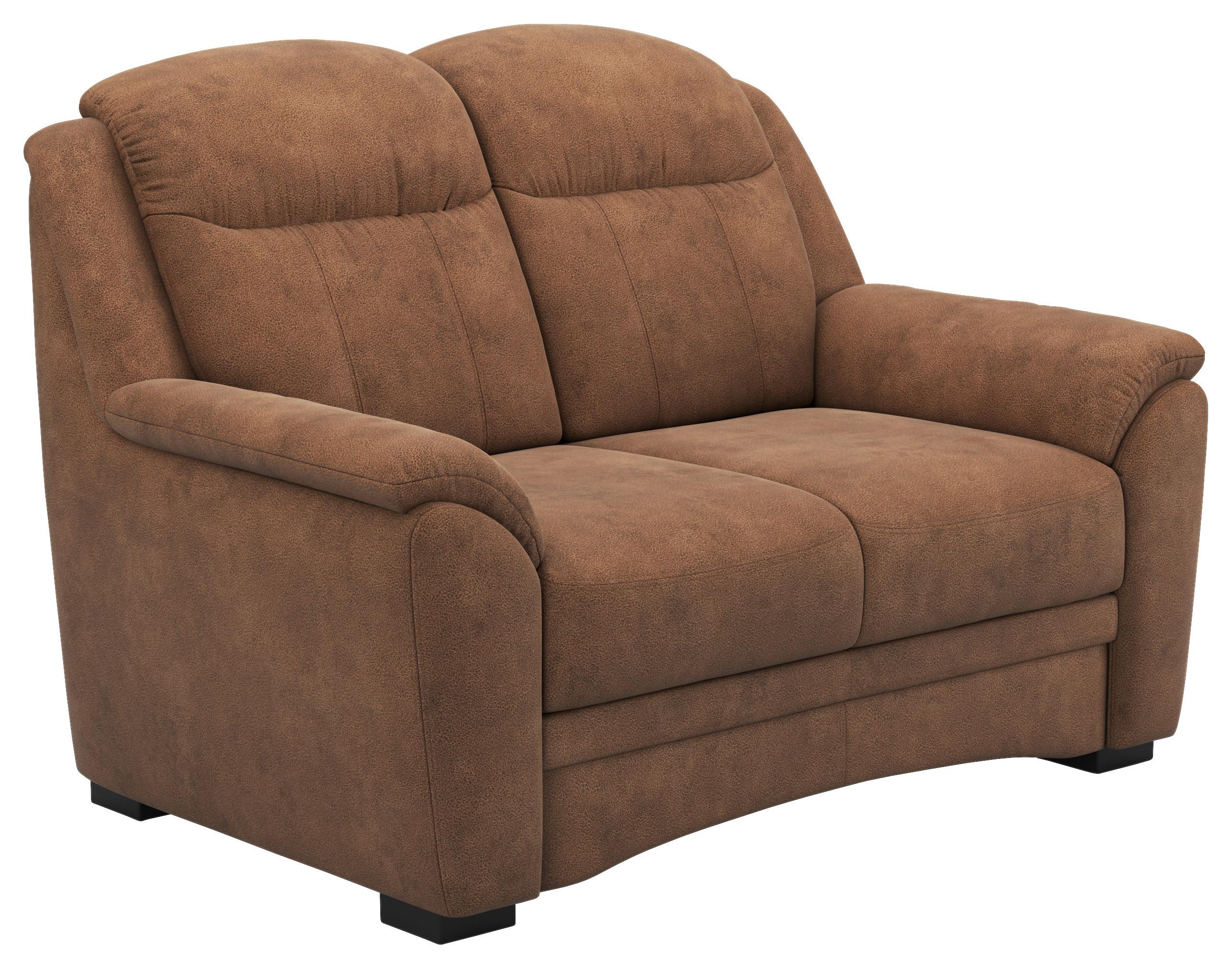 DVOJMIESTNA POHOVKA BRUNO 2 V1 - hnedá/čierna, Konventionell, textil/plast (142/99/99cm)