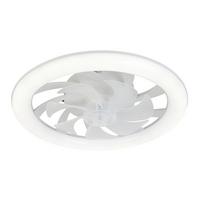 Deckenventilator Carl - Weiß, Basics, Kunststoff (48/12cm) - Luca Bessoni