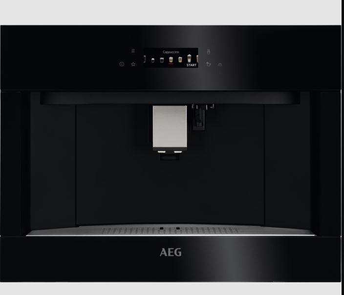 Fotografia produktu: Zabudovateľný kávovar AEG Kkb894500B, čierna, 59,5 cm, 45,5 cm, 45 cm