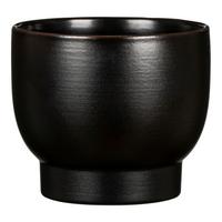 Kaspó Ebano - fekete, kerámia (15/14cm)