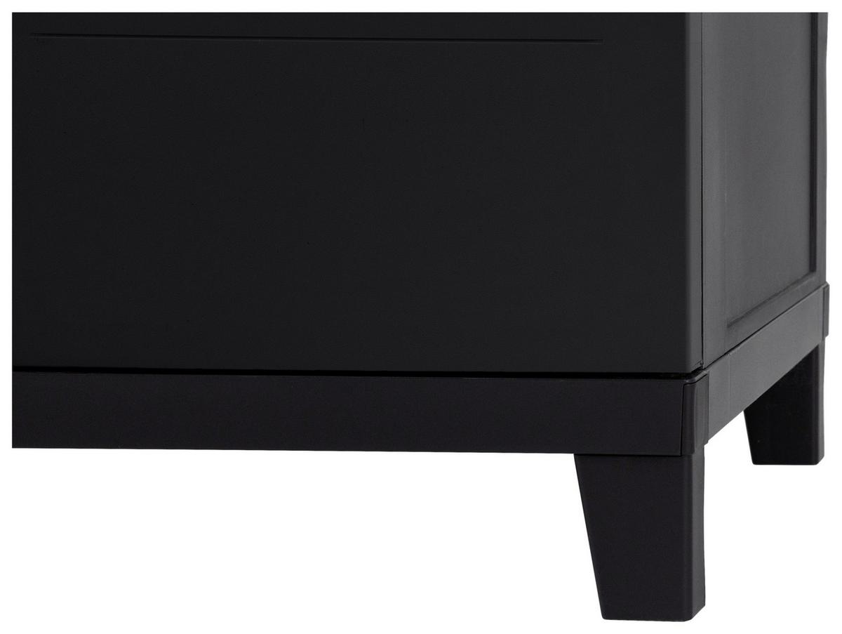 Geräteschrank 66/172/40 cm - Anthrazit, Basics, Kunststoff (66/172/40cm)