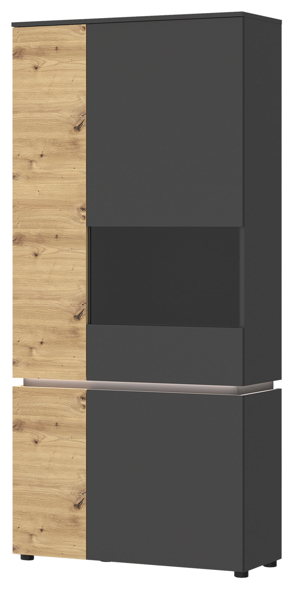 Stapelprogramm Luci Grau Eiche Artisan/Grau B: 360,8 cm - Trend (360,8/199/48cm) - MID.YOU