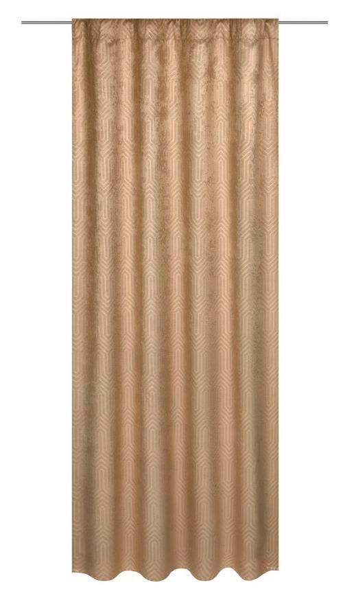 Vorhang mit Schlaufen und Band Bianca 140x245 cm Beige - Beige, ROMANTIK / LANDHAUS, Textil (140/245cm) - James Wood