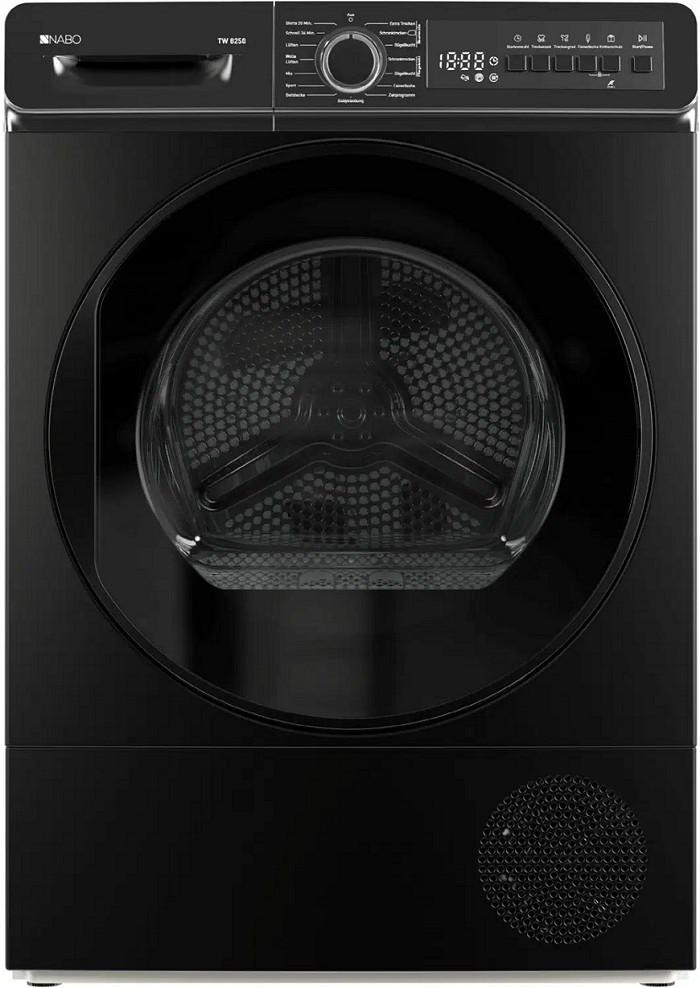 Wärmepumpentrockner Nabo Tw 8250 - Schwarz, Basics, Metall (56,3/59,6/84,5cm) - Nabo