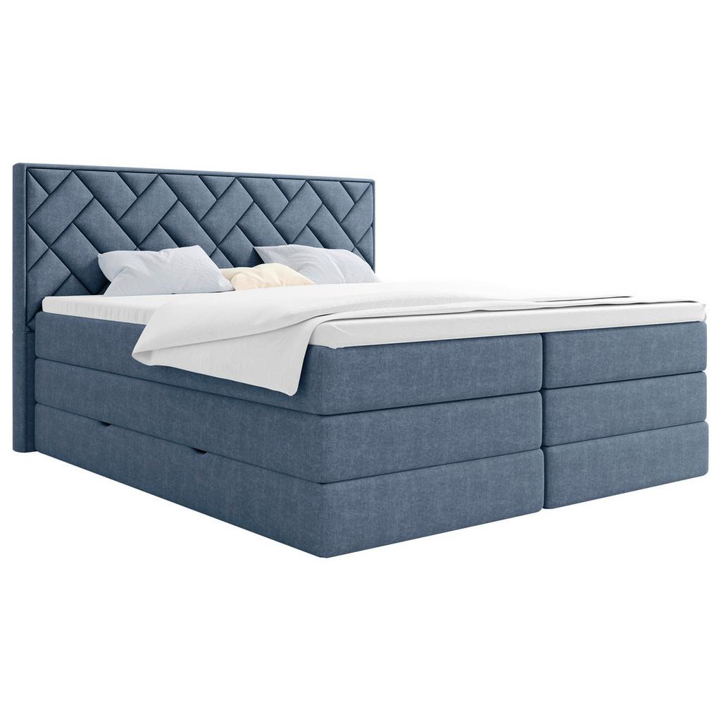 Boxspringbett mit Topper & Bettkasten 140x200 Loreno