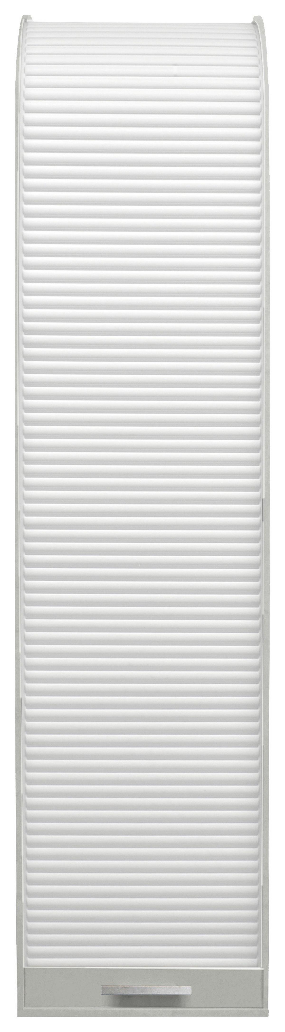 Aktenschrank Hellgrau/Weiß B: 46 cm - Hellgrau/Weiß, MODERN, Holzwerkstoff/Kunststoff (46/192/44cm) - Livetastic