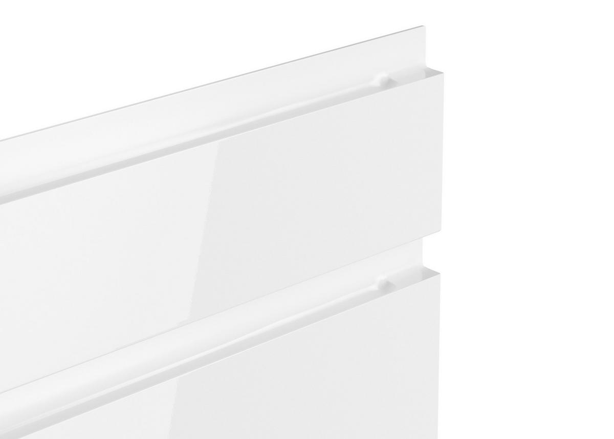 Küchenunterschrank Monza 120 Cm Weiß/grau - Weiß Hochglanz/Weiß, LIFESTYLE, Holzwerkstoff (120/86/60cm) - Held