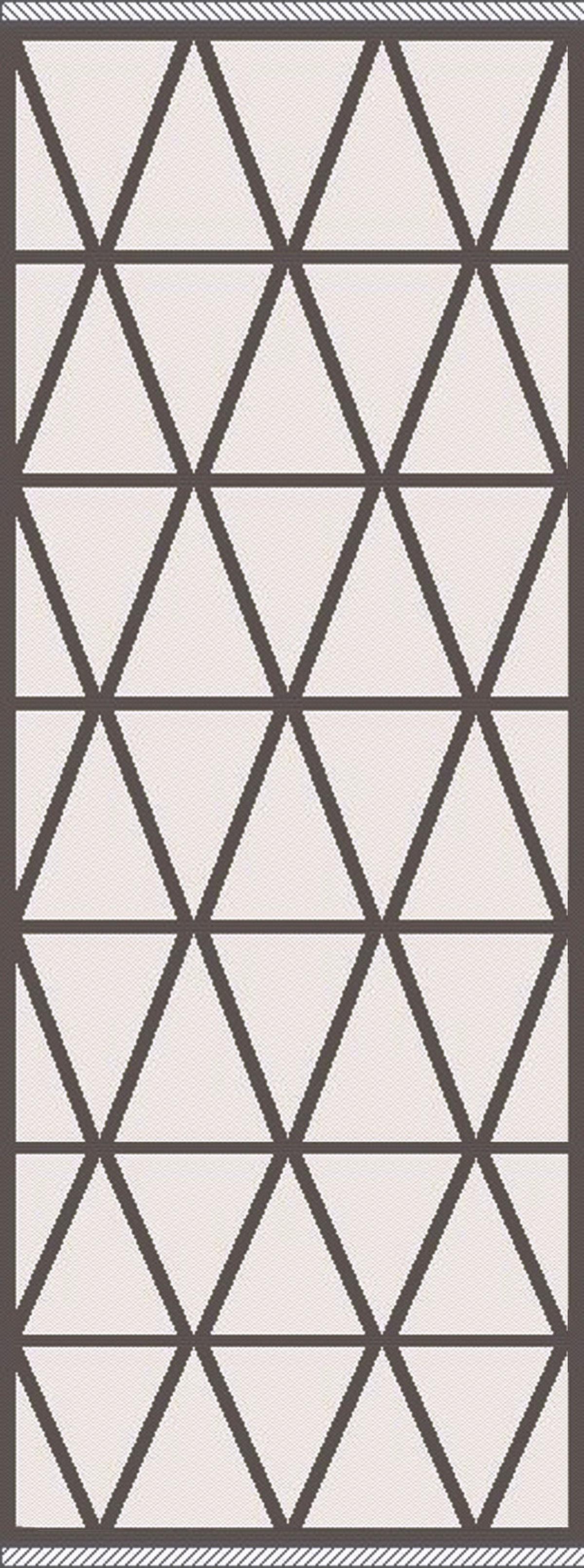 KOBEREC TKANÝ NA PLOCHO Phoenix 2, 80/200cm - barvy stříbra/antracitová, Moderní, textil (80/200cm) - Modern Living