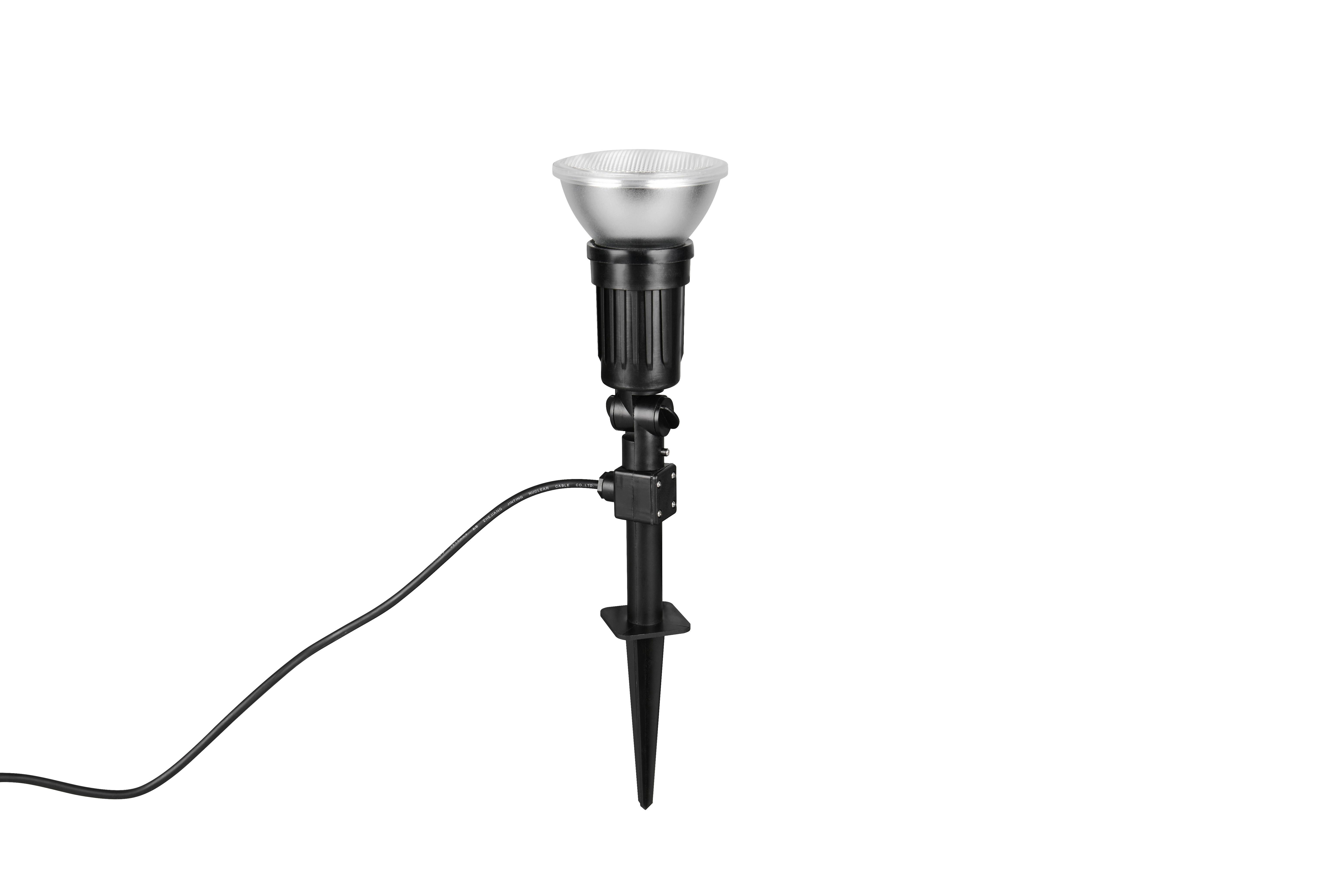 Außenleuchte Caceres Schwarz D: 12,5 Cm - Schwarz, KONVENTIONELL, Kunststoff (12,5/51cm)