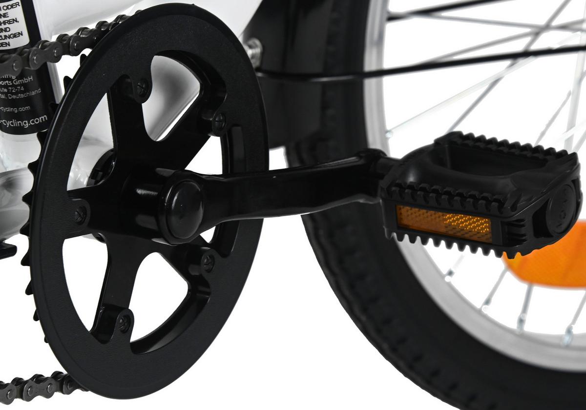 Dacapo Kinderfahrrad Cindy Weiß/pink - Weiß, Basics, Metall (25/140/60cm)