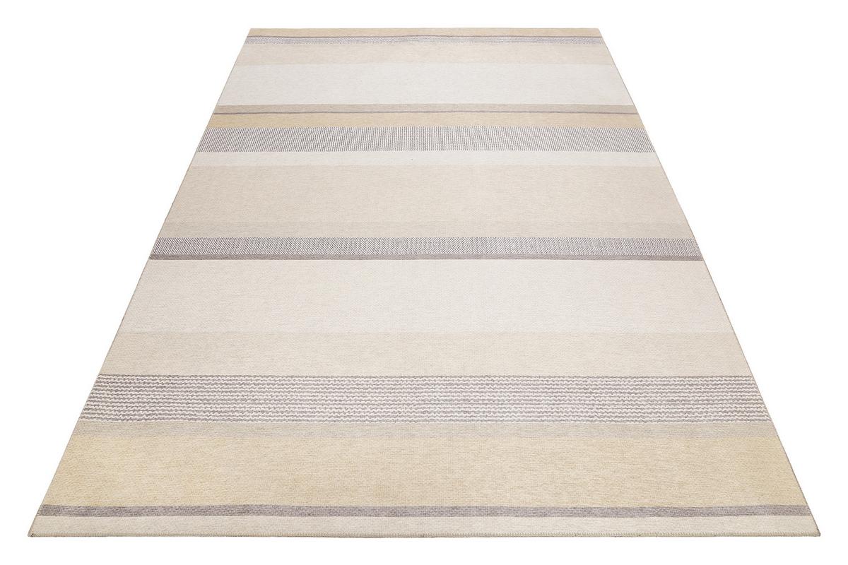 Flachwebteppich Ben Taupe/sandfarben 130x190 Cm - Taupe/Sandfarben, KONVENTIONELL, Textil (130/190cm) - Esprit