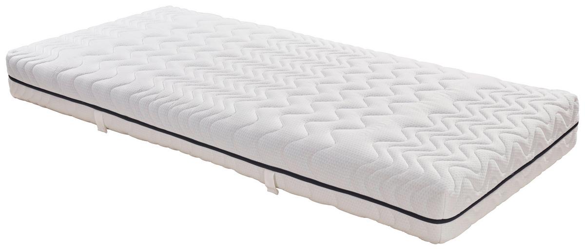 Kaltschaummatratze Two In One 90x200 cm H2/H3 H: 20 cm - Weiß, MODERN, Textil (90/200cm) - Livetastic