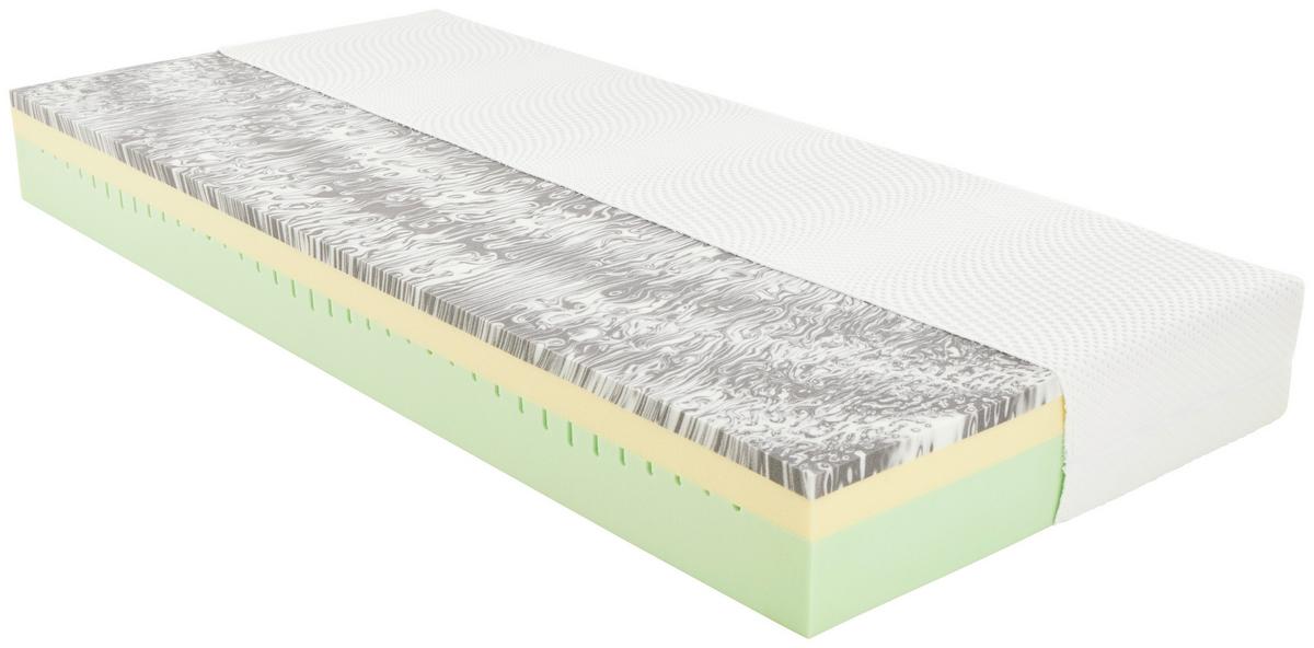 Viscomatratze Thermofit Härtegrad: H3, Lf: 140x200 cm - Weiß, Textil (140/200cm) - Ele
