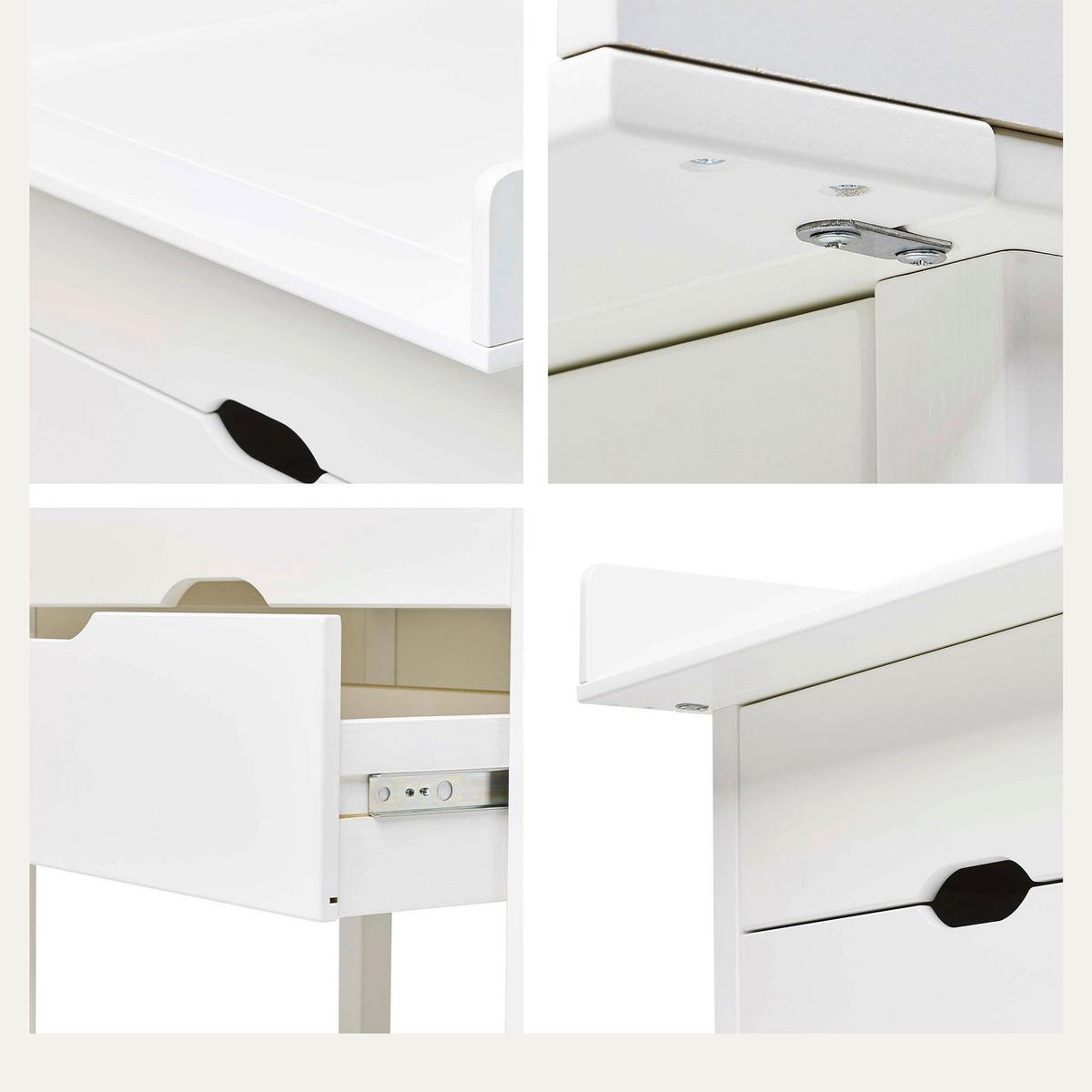 Wickelkommode Isabella Weiß, B: 79 Cm - Weiß, MODERN, Holz/Holzwerkstoff (79/103,5/68cm) - MID.YOU