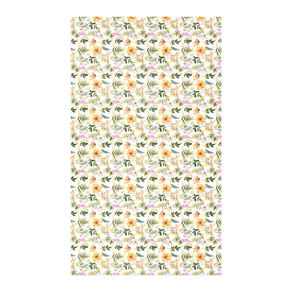 Ubrus Petra, 140/240cm,zelena,žlutá - bílá/růžová, Konvenční, textil (140/240cm) - Modern Living