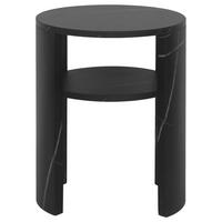 Beistelltisch Gaya Schwarz B: 35 cm - Schwarz, Trend, Holzwerkstoff (35/45/35cm)