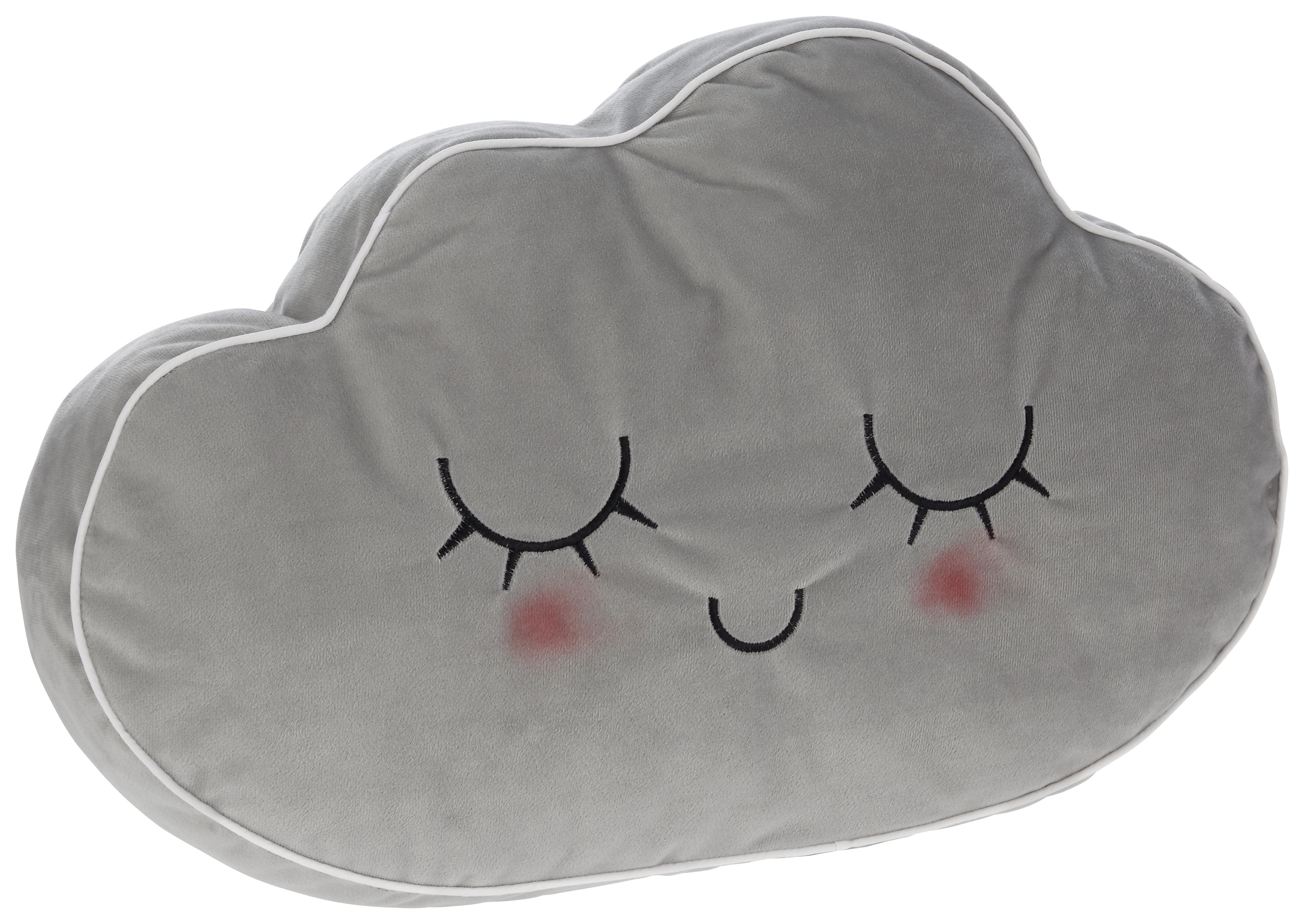 Dekorační Polštář Claudia, 45/29/6 Cm - šedá, Konvenční, textil (45/29/6cm) - Modern Living