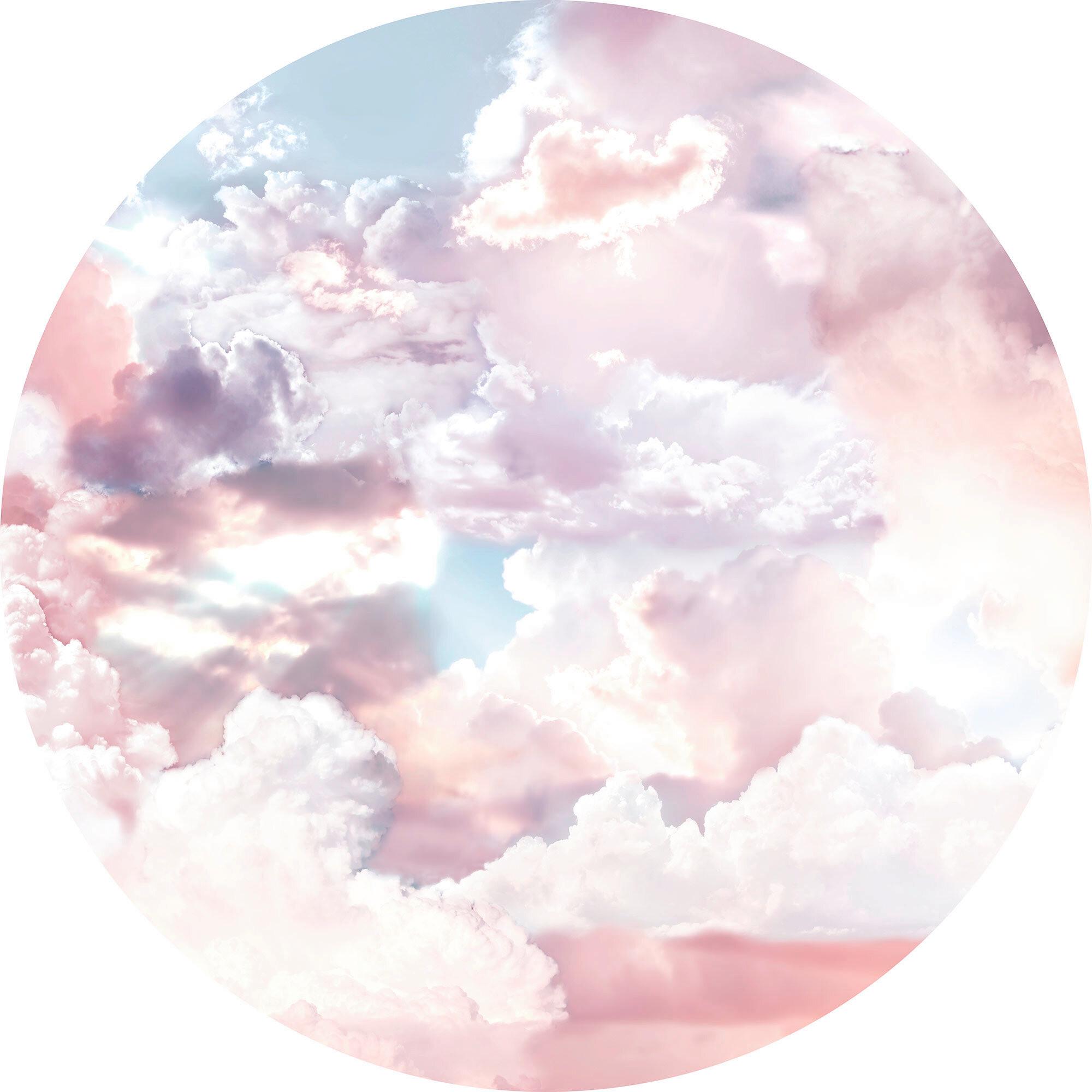 Fototapete Candy Sky - Blau/Weiß, Trend, Papier (125cm) - Komar