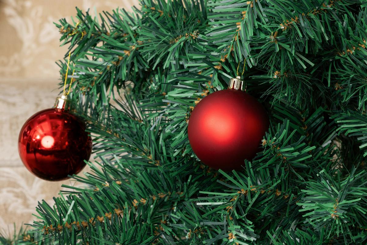 Christbaumkugel-set Julia - Rot, KONVENTIONELL, Kunststoff (6cm) - Luca Bessoni