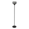 Stehleuchte Almano - Chromfarben/Schwarz, MODERN, Glas/Kunststoff (30l) - James Wood