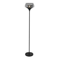 Állólámpa Almano - krómszínű/fekete, Modern, műanyag/Üveg (30l) - James Wood