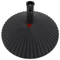 Schirmständer Kunststoff für DM 3,8-4,8 cm Laura - Anthrazit, MODERN, Kunststoff (59/59cm) - Beldano