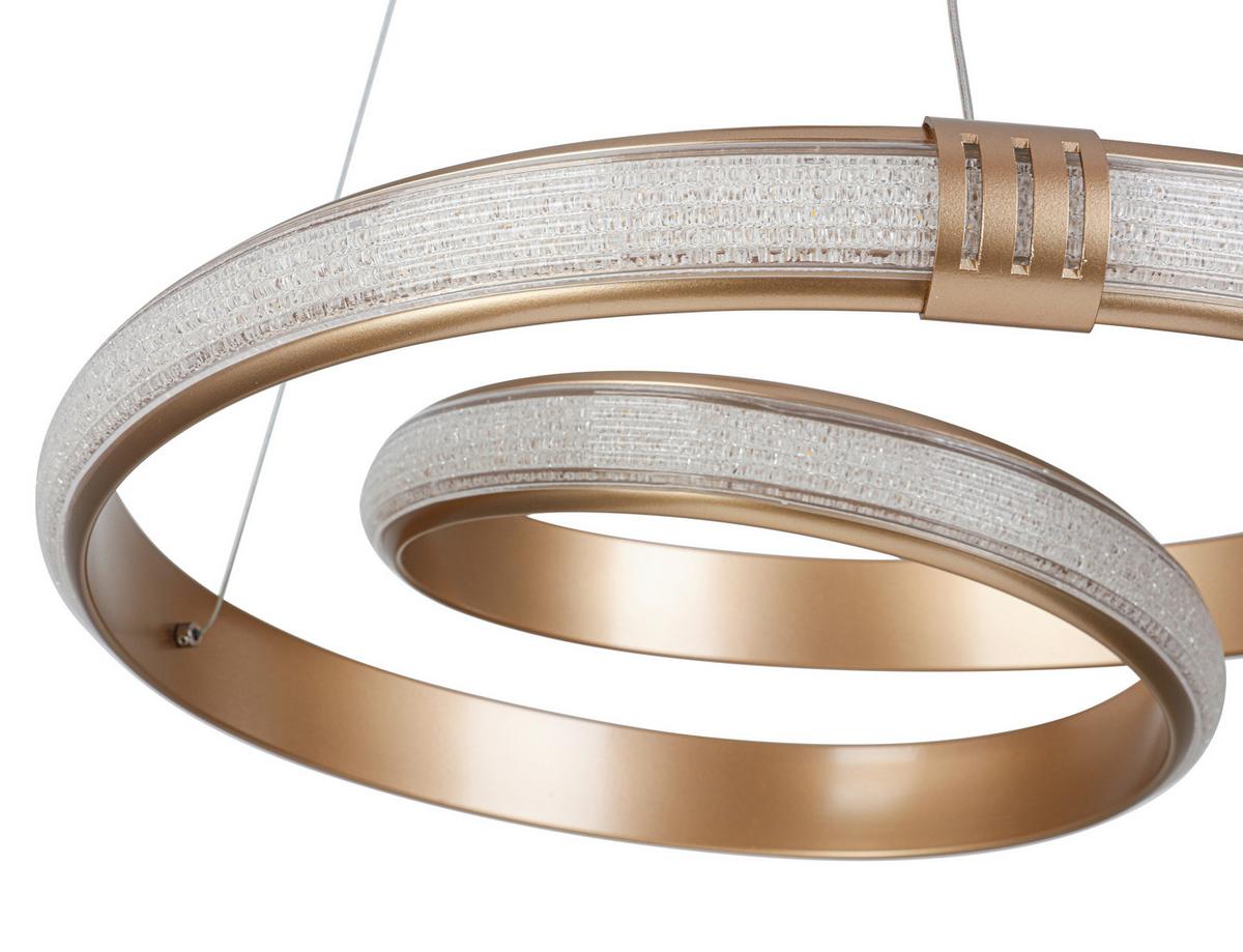 LED-Hängeleuchte Ceylan - Cappuccino, Basics, Kunststoff/Metall (50/120cm) - Luca Bessoni