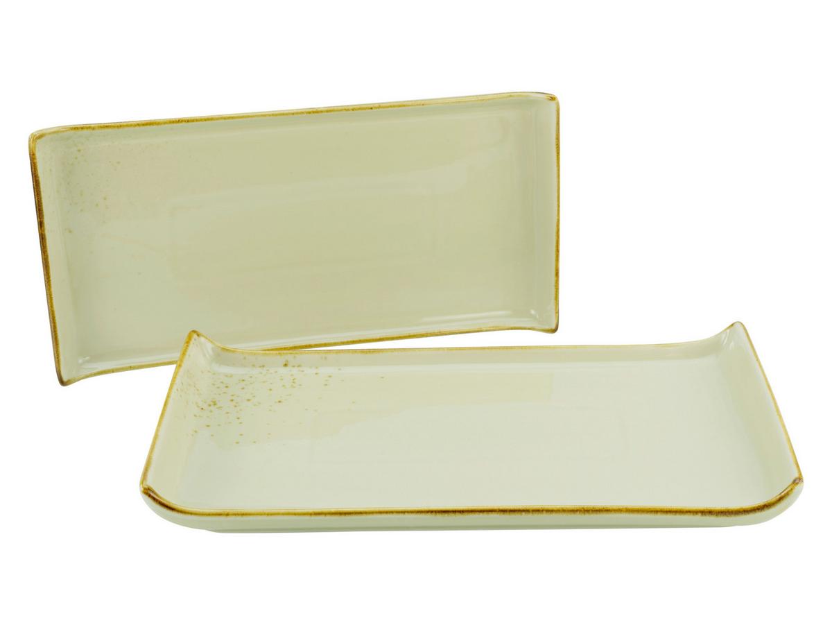 Servierplatten-Set 33020 Nature Collection - Salbeigrün, Trend, Keramik (16,5/33cm) - Creatable