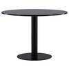 Esstisch Estelle - Dunkelgrau/Schwarz, Design, Stein/Metall (106/106/75cm) - Livetastic