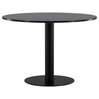 Esstisch Estelle - Dunkelgrau/Schwarz, Design, Stein/Metall (106/106/75cm) - Livetastic
