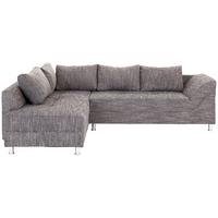Rohová sedačka BERN, obojstranná, sivá - čierna/sivá, Design, kompozitné drevo/textil (200/267cm) - P & B